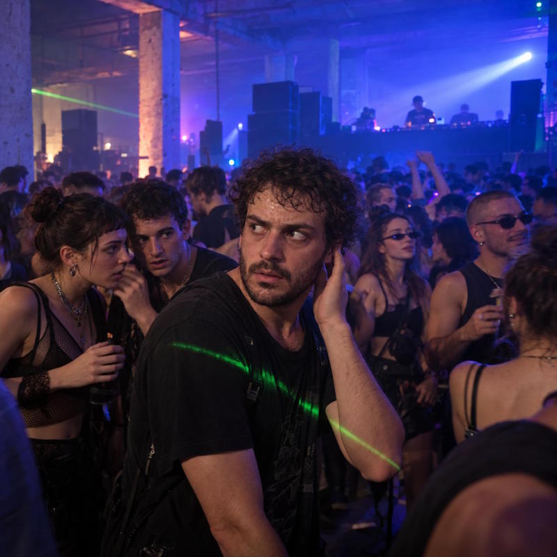 RAVER QUITS PARTY SCENE AFTER REALIZING EVERYONE IS TALKING ABOUT HIM